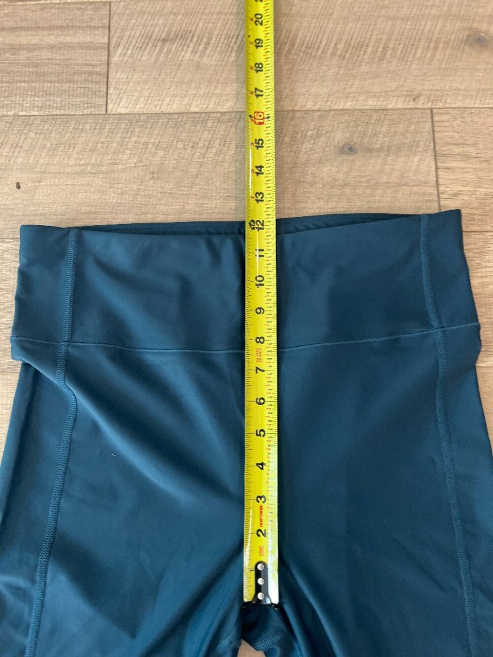 Sweaty Betty High Shine High Waisted Leggings Teal Blue Green XL EUC - Picture 4 of 7